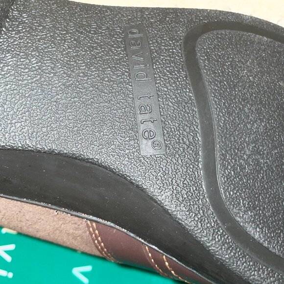 NIB $80 Brown Helen Shoes DAVID TATE 10 WW - Picture 3 of 4
